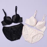 【EFカップ】サテンケミカルローズ3/4モールドカップブラ&ショーツ | palissee | 詳細画像11