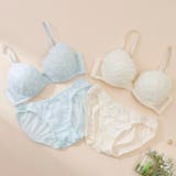 フラワーオーガンジー3/4モールドカップブラ&ショーツ | palissee | 詳細画像11