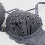 マカロニコードローズケミカル3/4モールドカップブラ&ショーツ+Tバック | palissee | 詳細画像4