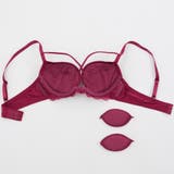 マカロニコードローズケミカル3/4モールドカップブラ&ショーツ+Tバック | palissee | 詳細画像8