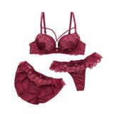 マカロニコードローズケミカル3/4モールドカップブラ&ショーツ+Tバック | palissee | 詳細画像16