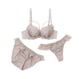マカロニコードローズケミカル3/4モールドカップブラ&ショーツ+Tバック | palissee | 詳細画像18