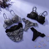 マカロニコードローズケミカル3/4モールドカップブラ&ショーツ+Tバック | palissee | 詳細画像24