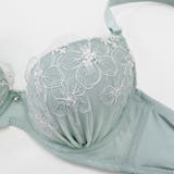 【EFカップ】シルバーラメフラワー3/4モールドカップブラ&ショーツ | palissee | 詳細画像7