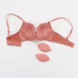 【EFカップ】シルバーラメフラワー3/4モールドカップブラ&ショーツ | palissee | 詳細画像9