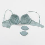 【EFカップ】シルバーラメフラワー3/4モールドカップブラ&ショーツ | palissee | 詳細画像11