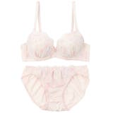 ラメフラワープリント3/4モールドカップブラ&ショーツ | palissee | 詳細画像8