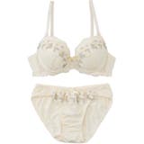 カームフラワー3/4モールドカップブラ&ショーツ | palissee | 詳細画像10