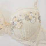 アイボリー | カームフラワー3/4モールドカップブラ&ショーツ | palissee