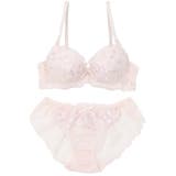 フラワーレース3/4モールドカップブラ&ショーツ | palissee | 詳細画像10