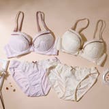 ガーリーレース３/４モールドカップブラ＆ショーツ | palissee | 詳細画像14 