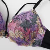 ビビッドフラワーマカロニコード3/4モールドカップブラ&ショーツ+Tバック | palissee | 詳細画像6
