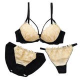 Lilyレースマカロニコード3/4モールドカップブラ&ショーツ+Tバック | palissee | 詳細画像12