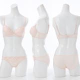 ガーリーリボンレース３/４モールドカップブラ＆ショーツ  | palissee | 詳細画像2 