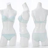 ガーリーリボンレース３/４モールドカップブラ＆ショーツ  | palissee | 詳細画像3 