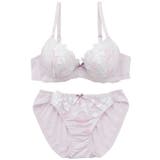 【EFカップ】フェミニンフラワープリント3/4モールドカップブラ&ショーツ | palissee | 詳細画像13