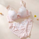 【EFカップ】フェミニンフラワープリント3/4モールドカップブラ&ショーツ | palissee | 詳細画像2