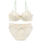 エンブロイダリー3/4モールドカップブラ&ショーツ | palissee | 詳細画像10