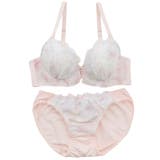 【EFカップ】フルーフシフォンフリル3/4モールドカップブラ&ショーツ | palissee | 詳細画像10