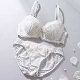 グレー | ケミカルフラワー３/４モールドカップブラ＆ショーツ | palissee