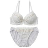 【EFカップ】ケミカルフラワー3/4モールドカップブラ&ショーツ | palissee | 詳細画像11