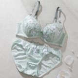 フェミニンフラワー刺繍３/４モールドカップブラ＆ショーツ | palissee | 詳細画像3 