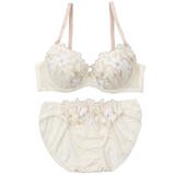 【EFカップ】フェミニンフラワー刺繍3/4モールドカップブラ&ショーツ | palissee | 詳細画像12