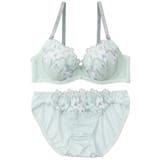 【EFカップ】フェミニンフラワー刺繍3/4モールドカップブラ&ショーツ | palissee | 詳細画像13