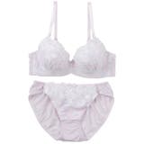 パステルフラワープリント3/4モールドカップブラ&ショーツ | palissee | 詳細画像18