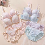パステルフラワープリント3/4モールドカップブラ&ショーツ | palissee | 詳細画像19