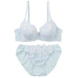 【EFカップ】パステルフラワープリント3/4モールドカップブラ&ショーツ | palissee | 詳細画像17