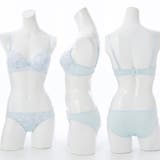 【EFカップ】パステルフラワープリント3/4モールドカップブラ&ショーツ | palissee | 詳細画像4