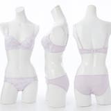 【EFカップ】パステルフラワープリント3/4モールドカップブラ&ショーツ | palissee | 詳細画像5