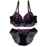 【EFカップ】ビターハートレーシィ3/4モールドカップブラ&ショーツ | palissee | 詳細画像11