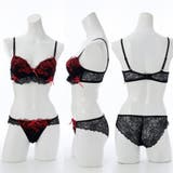 【EFカップ】ビターハートレーシィ3/4モールドカップブラ&ショーツ | palissee | 詳細画像2