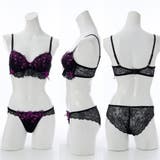 【EFカップ】ビターハートレーシィ3/4モールドカップブラ&ショーツ | palissee | 詳細画像3