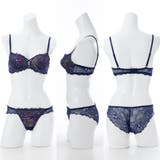 【EFカップ】ルミナスシャドウブルーム３/４モールドカップブラ＆ショーツ | palissee | 詳細画像2 