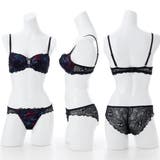 【EFカップ】ルミナスシャドウブルーム３/４モールドカップブラ＆ショーツ | palissee | 詳細画像3 