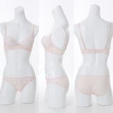 ラメフラワー刺繍3/4モールドカップブラ&ショーツ | palissee | 詳細画像3