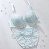 ミント | 【EFカップ】フラワーチュール３/４モールドカップブラ＆ショーツ | palissee