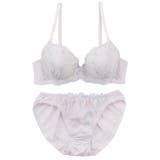 【EFカップ】プチローズ刺繍３/４モールドカップブラ＆ショーツ | palissee | 詳細画像11 