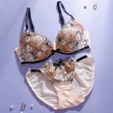 オレンジ | 【EFカップ】Bijou Flora３/４モールドカップブラ＆ショーツ | palissee