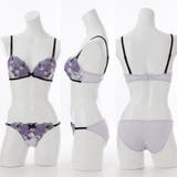 【EFカップ】Bijou Flora３/４モールドカップブラ＆ショーツ | palissee | 詳細画像3 