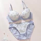 グレー | 【EFカップ】ミスティフルール３/４モールドカップブラ＆ショーツ | palissee