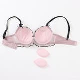 バイカラーリボン刺繍3/4モールドカップブラ&ひもショーツ | palissee | 詳細画像6