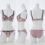 【EFカップ】ミスティフルール3/4モールドカップブラ&ショーツ | palissee | 詳細画像2