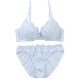 プチフラワー刺繍３/４モールドカップブラ＆ショーツ | palissee | 詳細画像11 