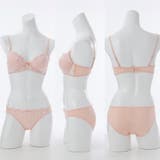 プチフラワー刺繍３/４モールドカップブラ＆ショーツ | palissee | 詳細画像2 