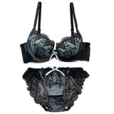 Ribbon nocturne３/４モールドカップブラ＆ショーツ | palissee | 詳細画像12 