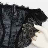 【EFカップ】Ribbon nocturne３/４モールドカップブラ＆ショーツ | palissee | 詳細画像9 